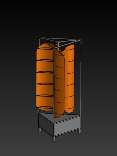 VaayuVolt Vertical Axis Wind Turbine